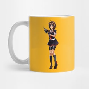 Beautiful And Shy Woman Mug